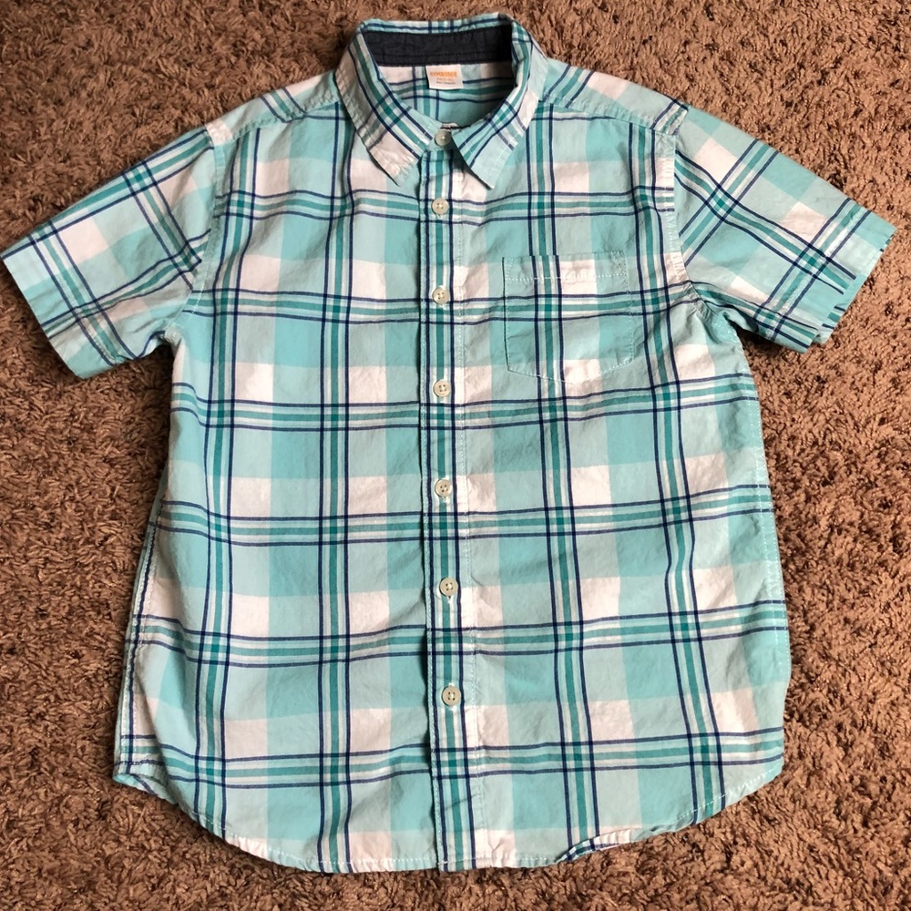 Boys Gymboree short sleeve button down shirt